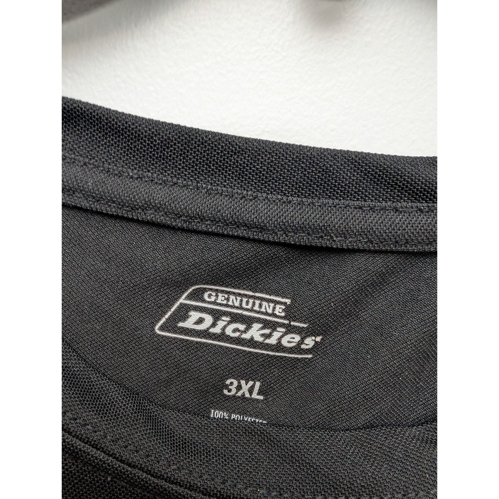 C9 Dickies T-Shirt Mens 3XL XXXL Black Crewneck Short Sleeve Polyester Pocket - Picture 3 of 4